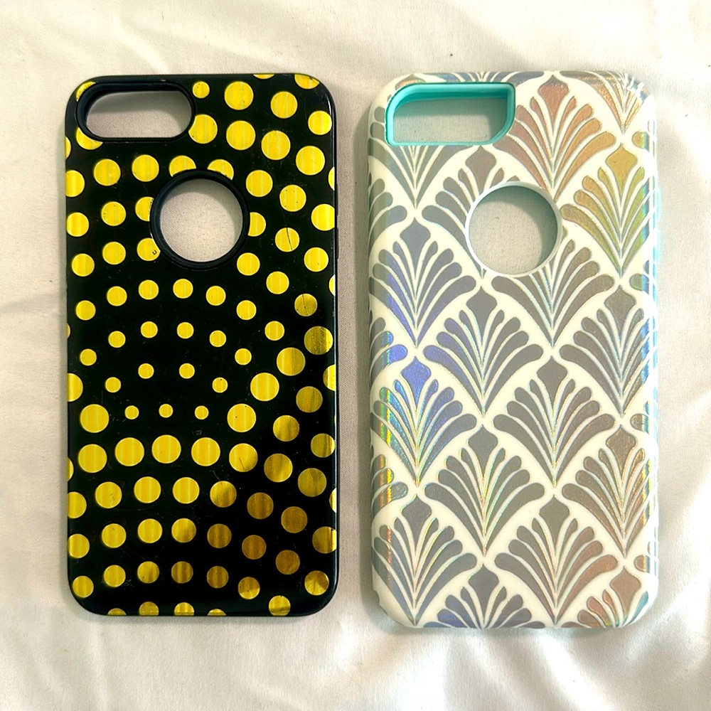 Bundle iPhone 7 plus cases, cute duo